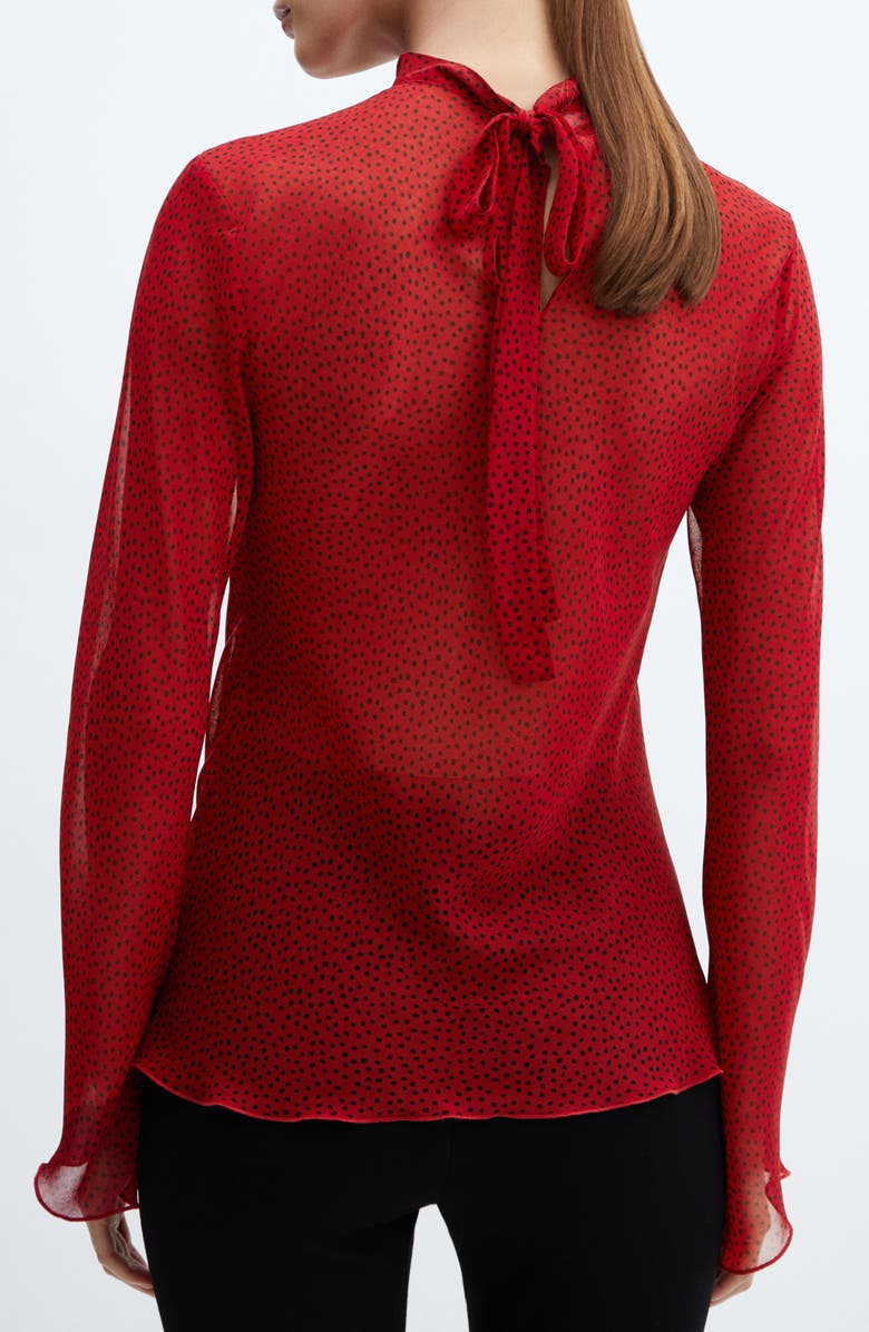 MANGO Long Sleeve Top, Alternate, color, 