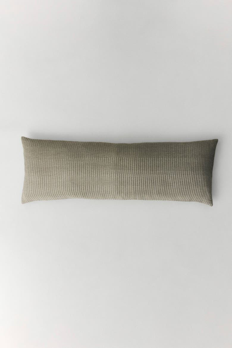 Amaya Linen Cushion, Main, color, Green