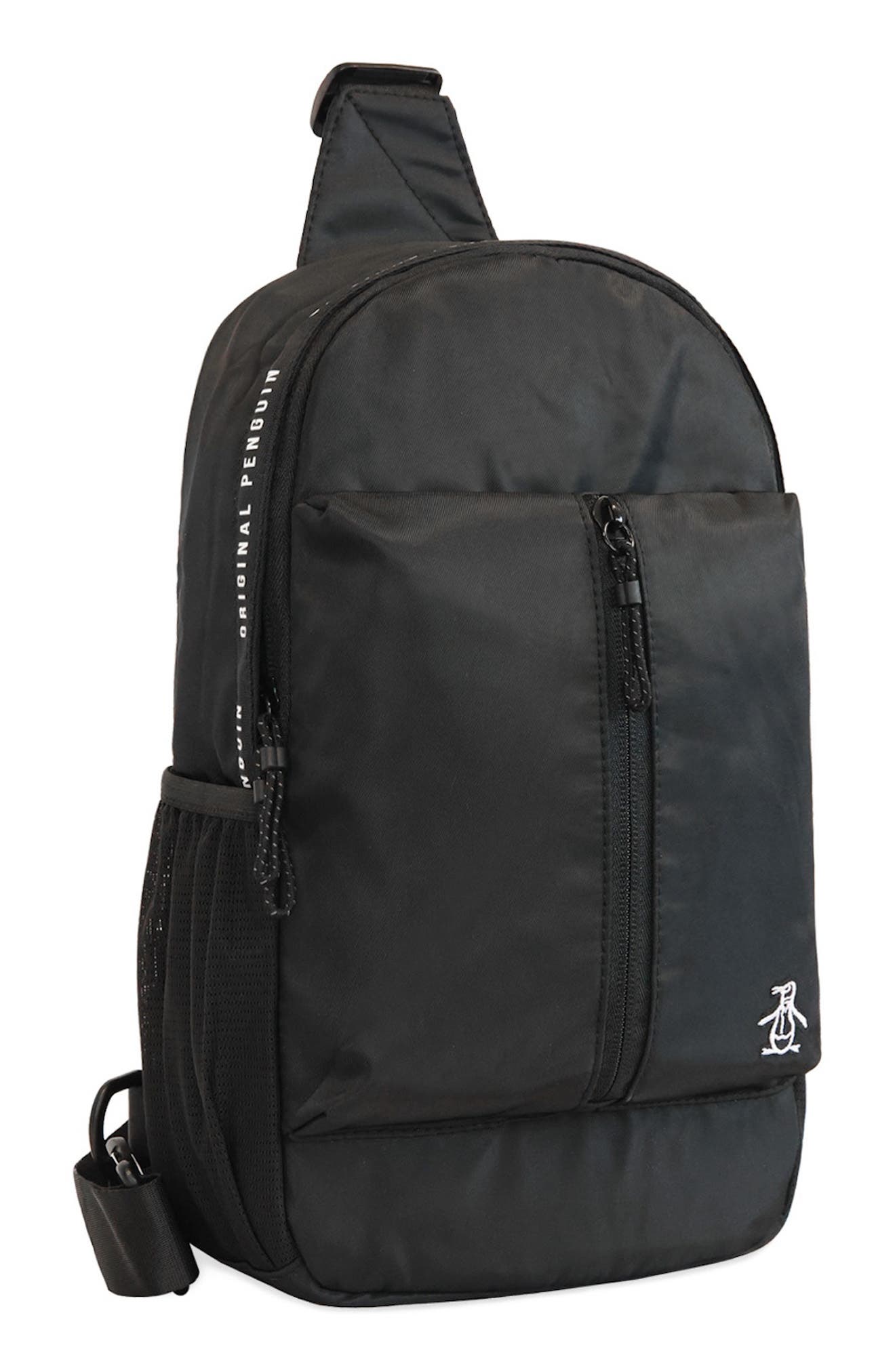 Original Penguin Large Sport Crossbody Bag, Alternate, color, Black
