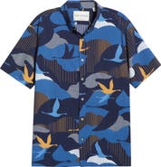 Tori Richard Take Flight Short Sleeve Button-Down Shirt
