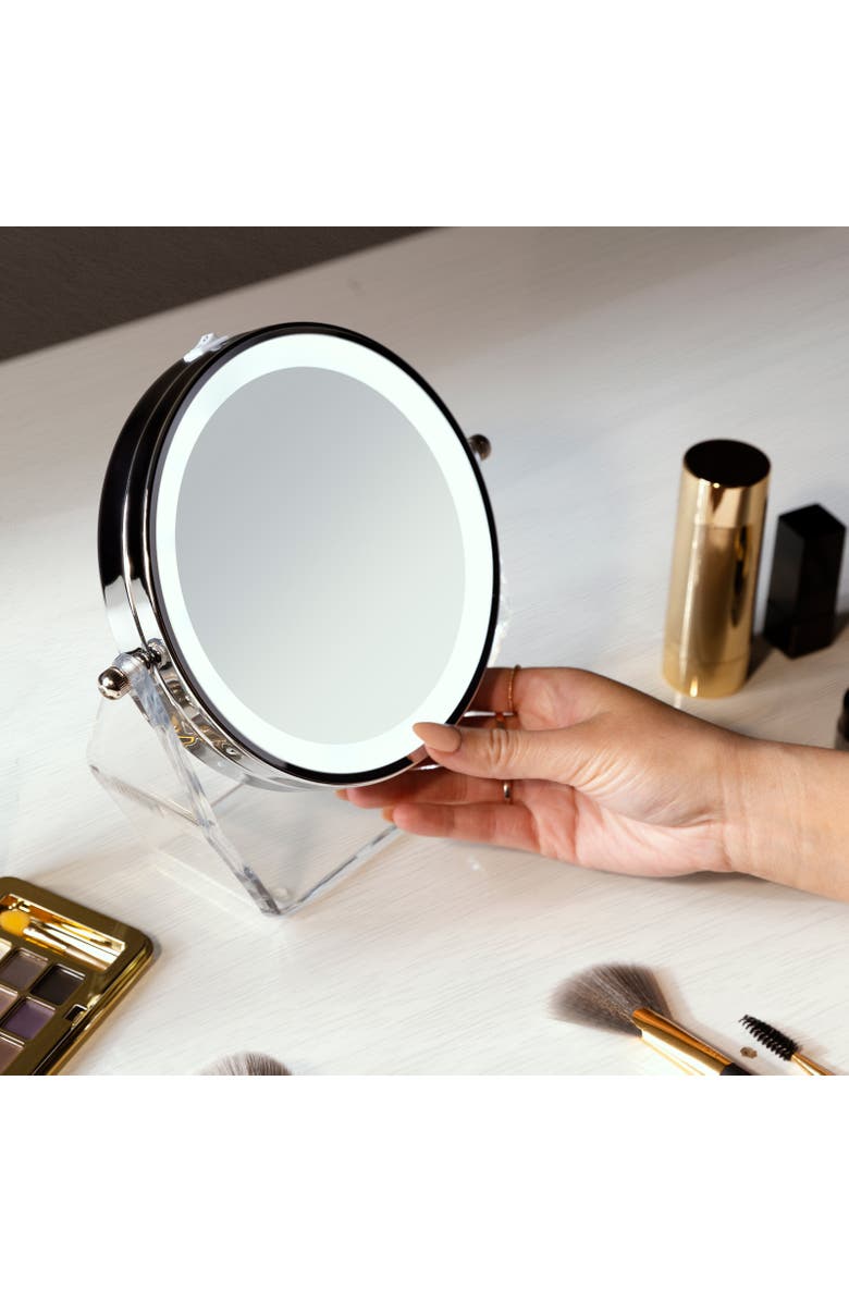 Zadro Lighted Makeup Mirror with Magnification
Swivel, Alternate, color, Chrome