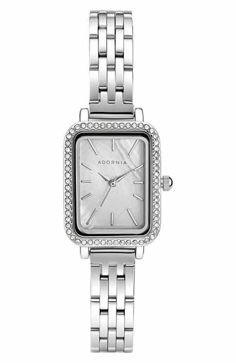 Hudson Rectangular Bracelet Watch, 27mm x 21mm