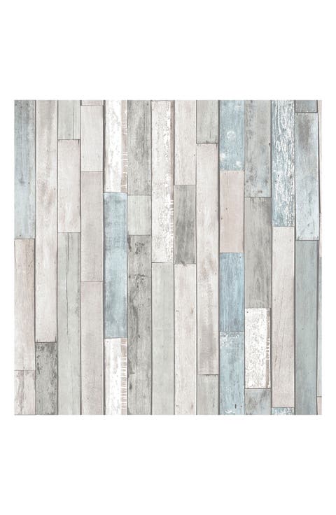 Weathered Plank Short Peel & Stick Wallpaper