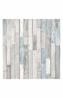 Wallpops Weathered Plank Short Peel & Stick Wallpaper