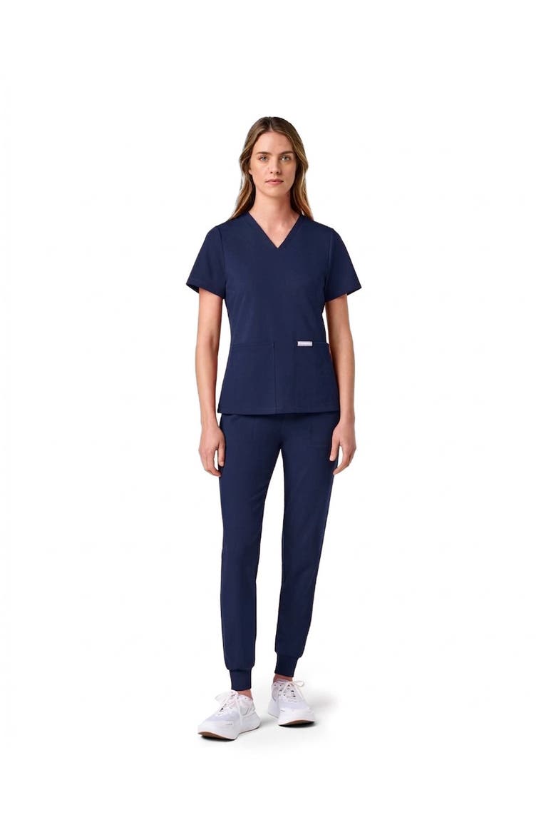UltraSOFT Essential Comfort Women's 6-Pocket Scrub Set, Main, color, Navy