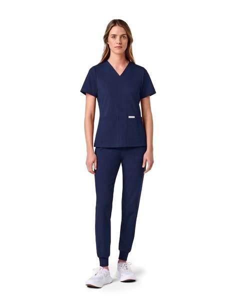 UltraSOFT Essential Comfort Women's 6-Pocket Scrub Set