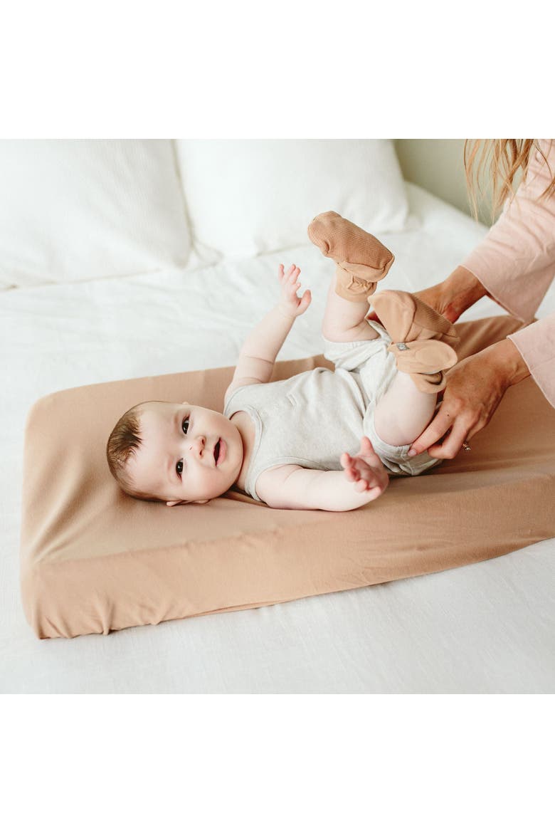 Goumi Stay On Baby Mitts & Boots Set, Alternate, color, sandstone