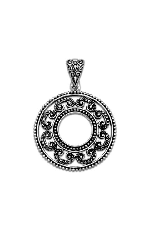 Circle of Life Sterling Silver Pendant