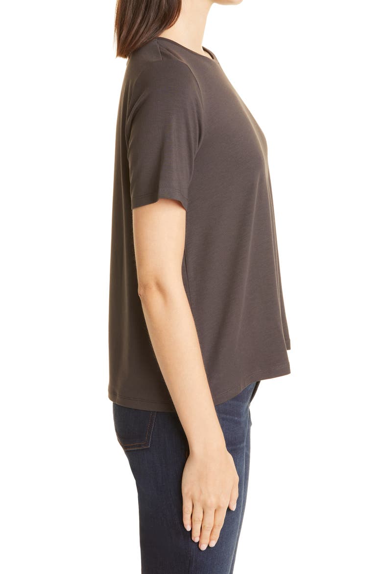 Crewneck T-Shirt, Alternate, color, ESPRESSO