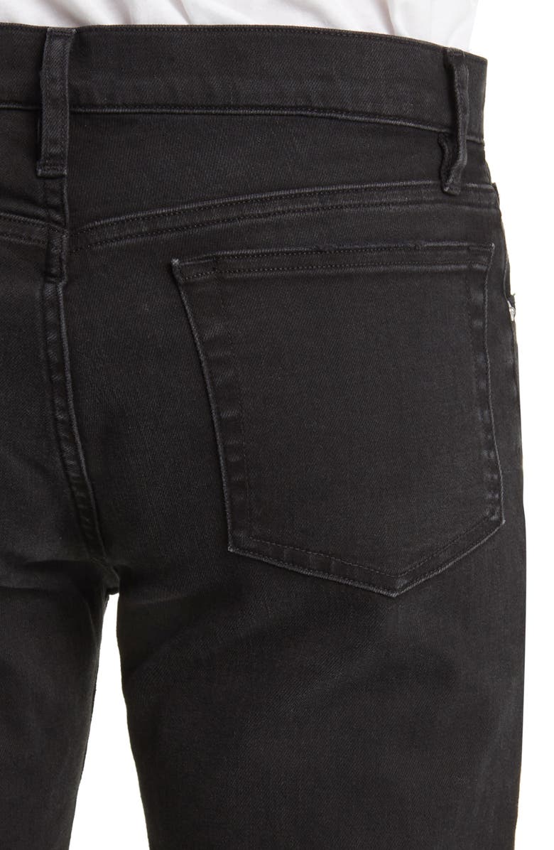 FRAME Modern Straight Leg Jeans, Alternate, color, Raven