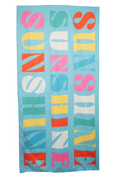 Sunshine Quick Dry Beach Towel