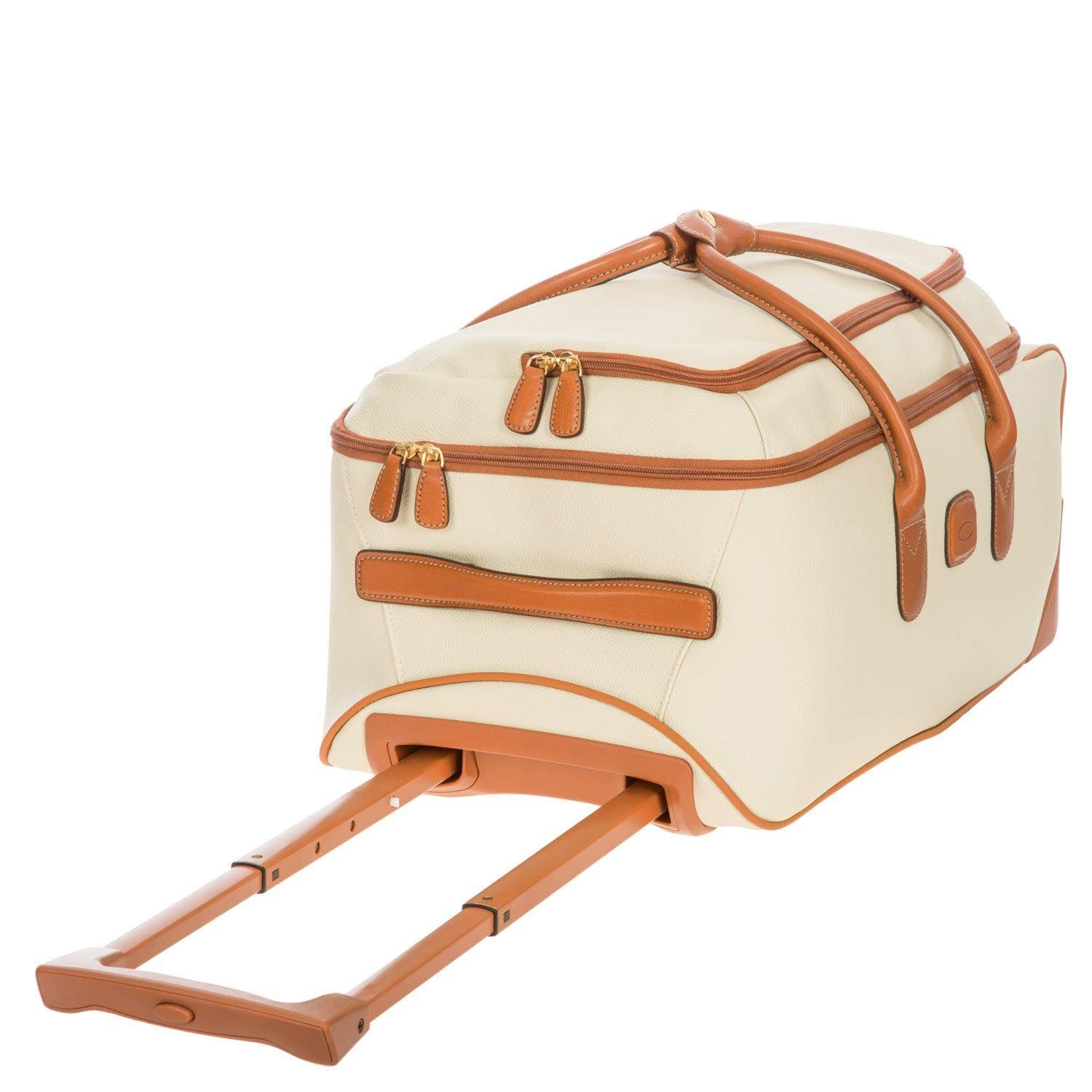Firenze Softside 21" Carry On Rolling Duffle, Alternate, color, Cream