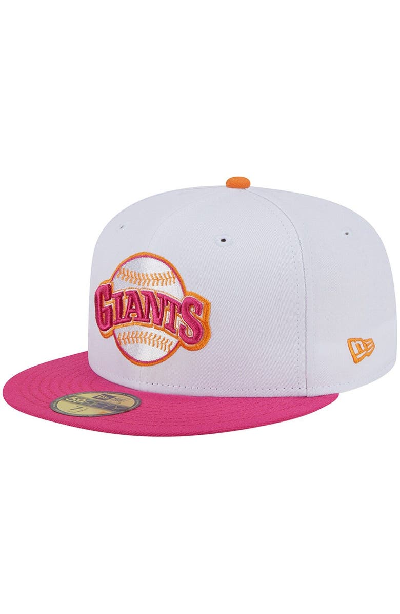 New Era Men's New Era  White/Pink San Francisco Giants 1984 MLB All-Star Game 59FIFTY Fitted Hat, Alternate, color, 