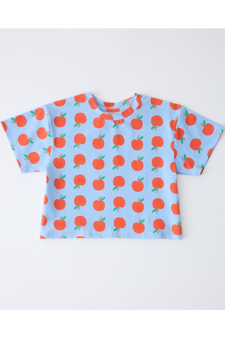 Short Sleeve T-Shirt, Main, color, Bllue Apple