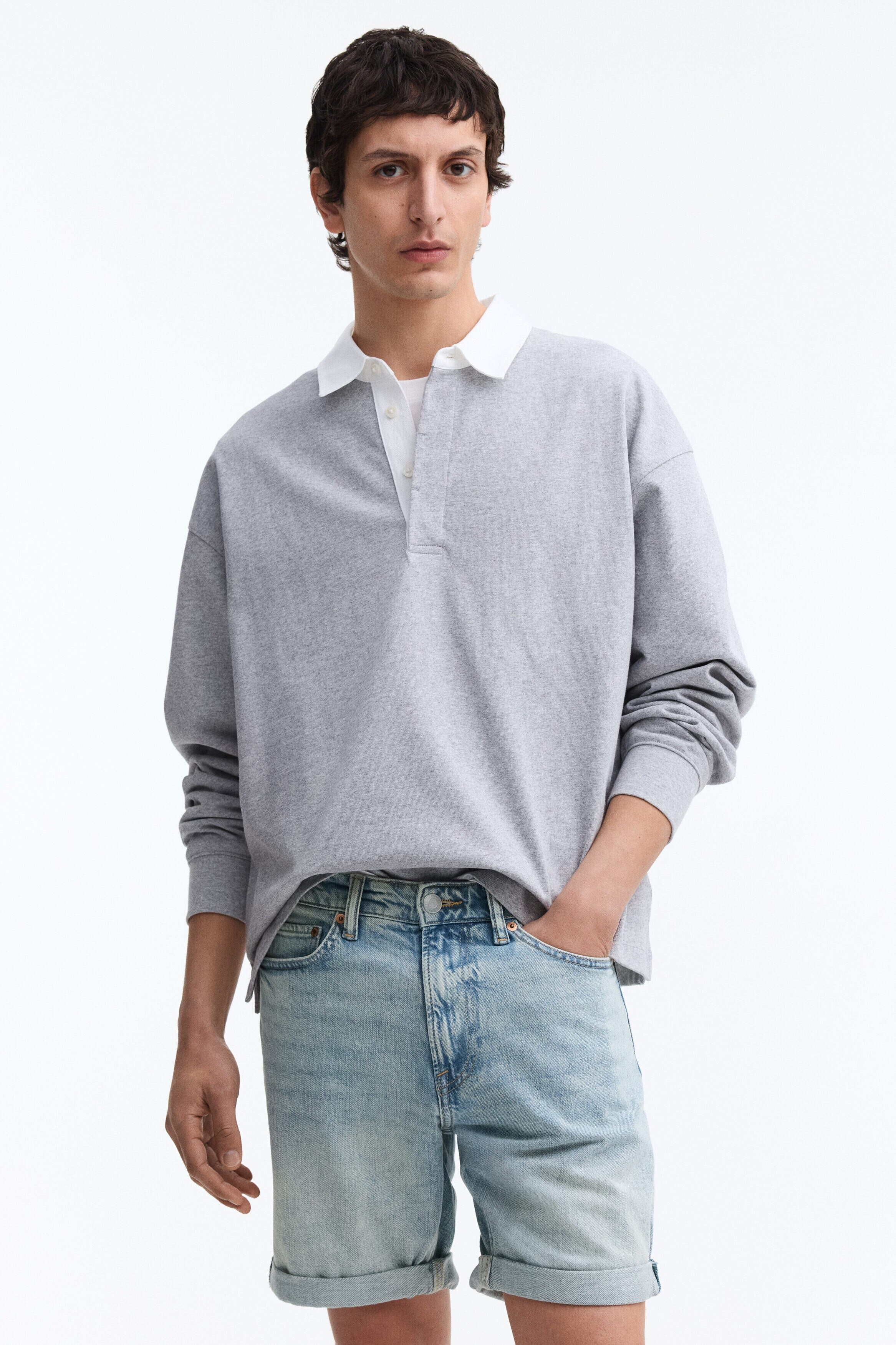 selected Light denim blue