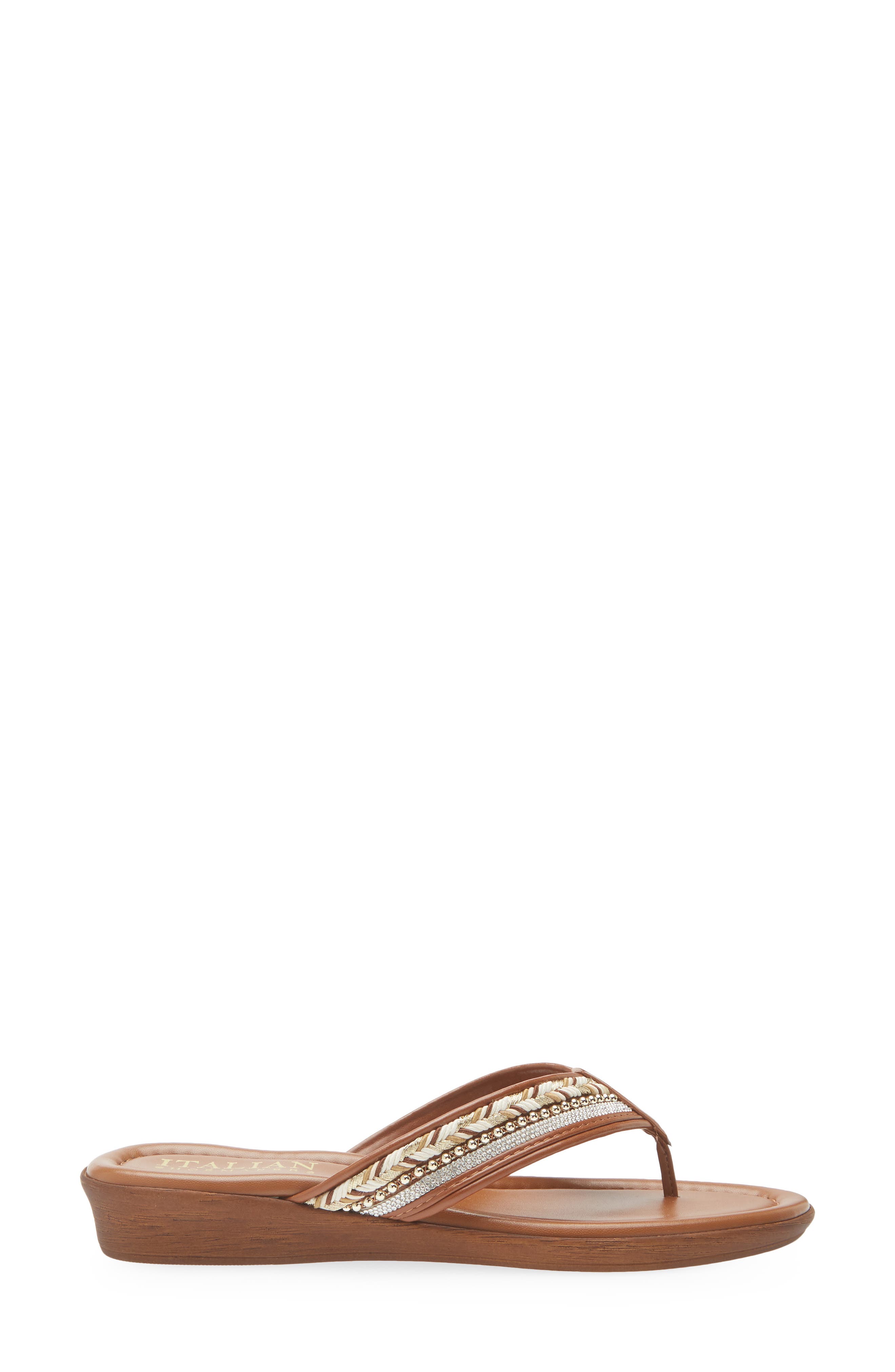 ITALIAN SHOEMAKERS Malika Sandal, Alternate, color, Luggage
