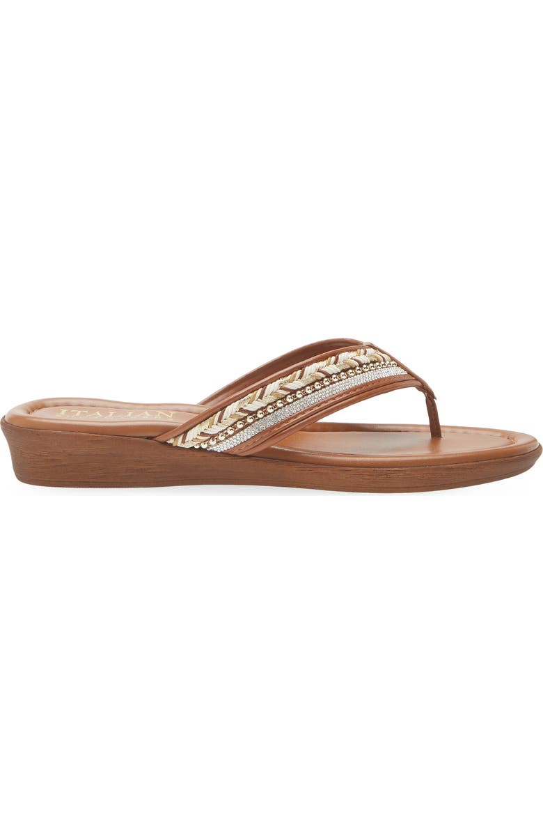 ITALIAN SHOEMAKERS Malika Sandal, Alternate, color, Luggage
