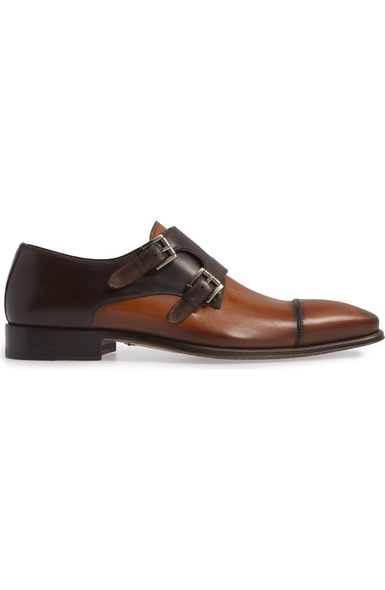 Mezlan Bardem Double Monk Strap Shoe, Alternate, color,