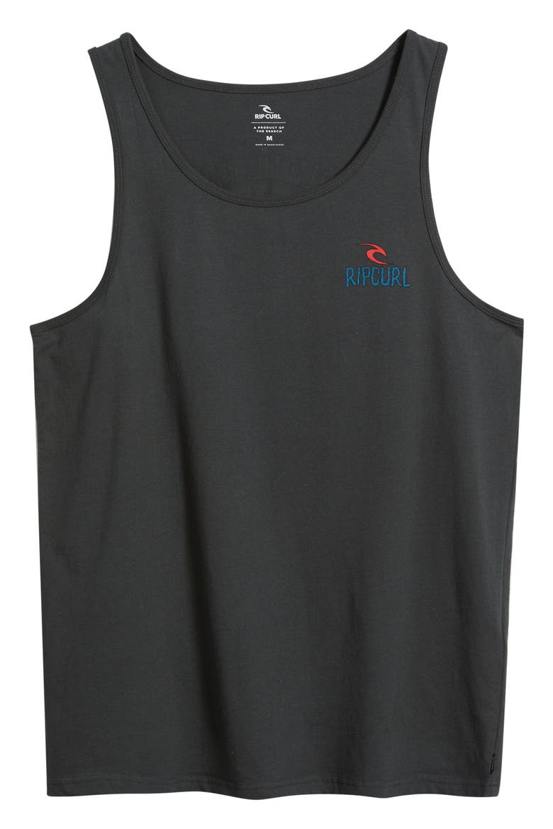 Shred Till Dead Cotton Graphic Tank, Alternate, color, WASHED BLACK