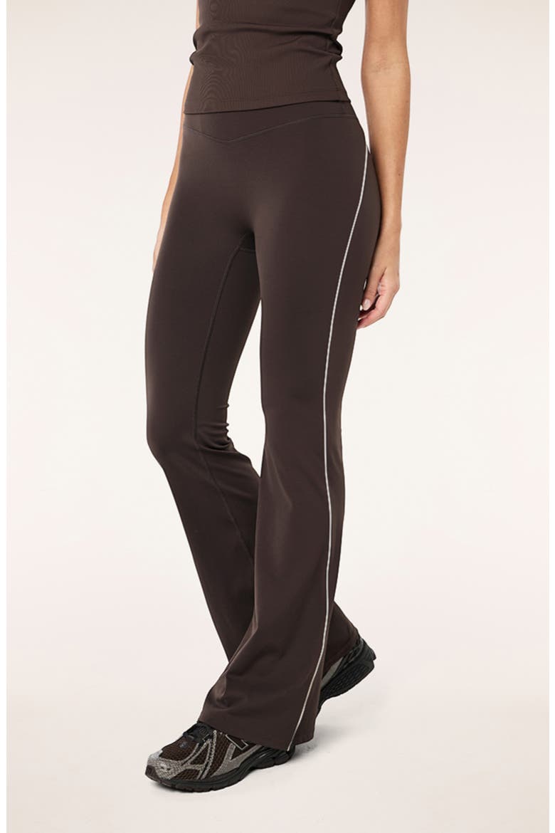 Preview Piping Leggings, Alternate, color, COFFEE