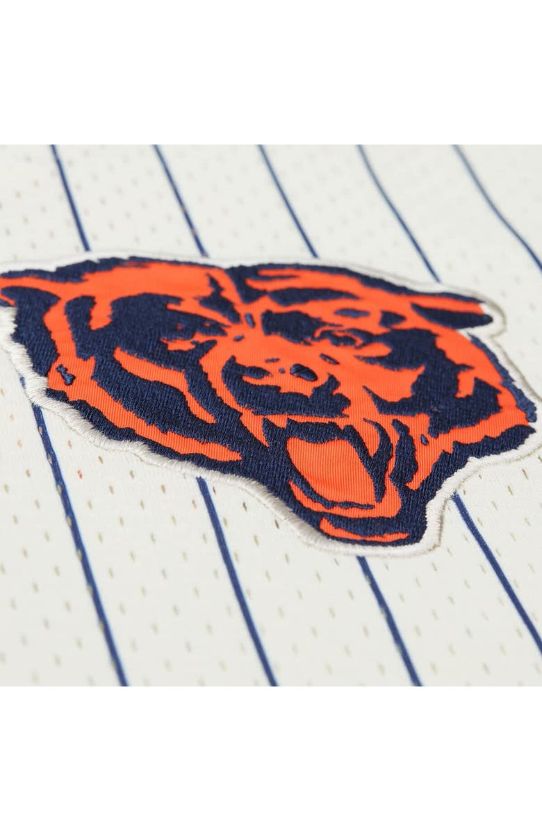 Mitchell & Ness Men's Mitchell & Ness  Cream Chicago Bears Vintage Logo Final Seconds Full-Button Mesh Top, Alternate, color, 