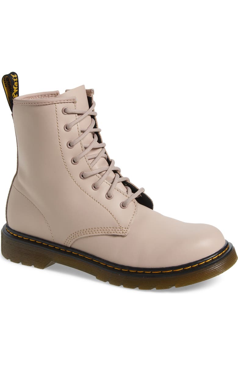 Dr. Martens Kids' 1460 Combat Boot, Main, color, Vintage Taupe Romario