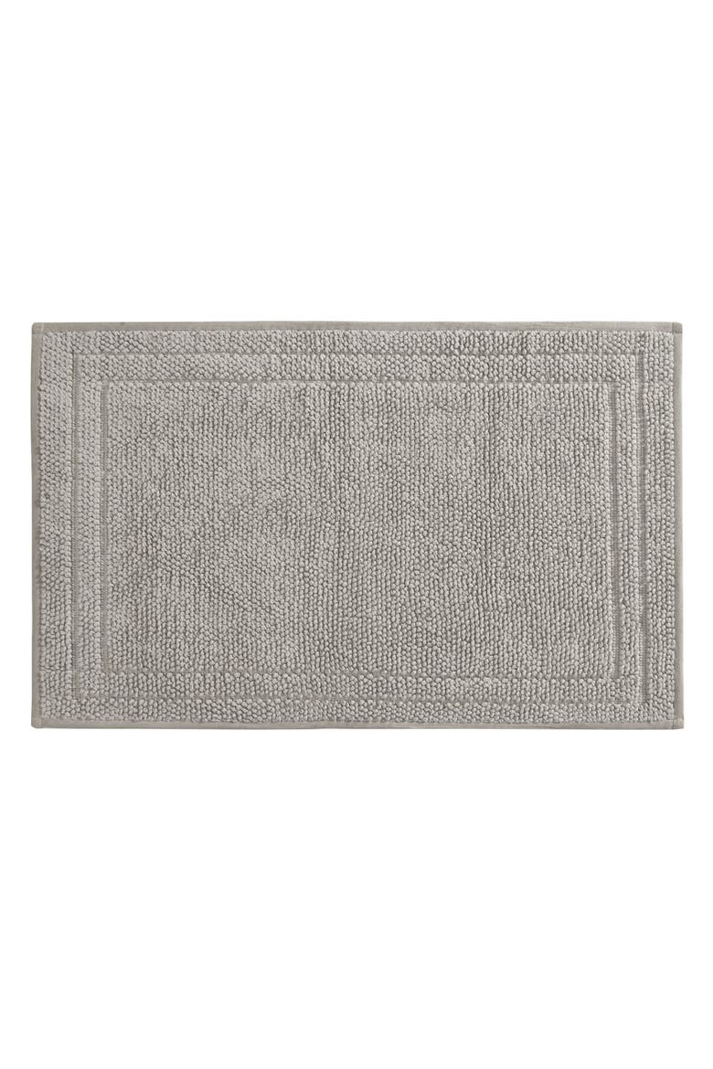 Luxe Looped Cotton Bath Mat, Main, color, Antarctica Gray