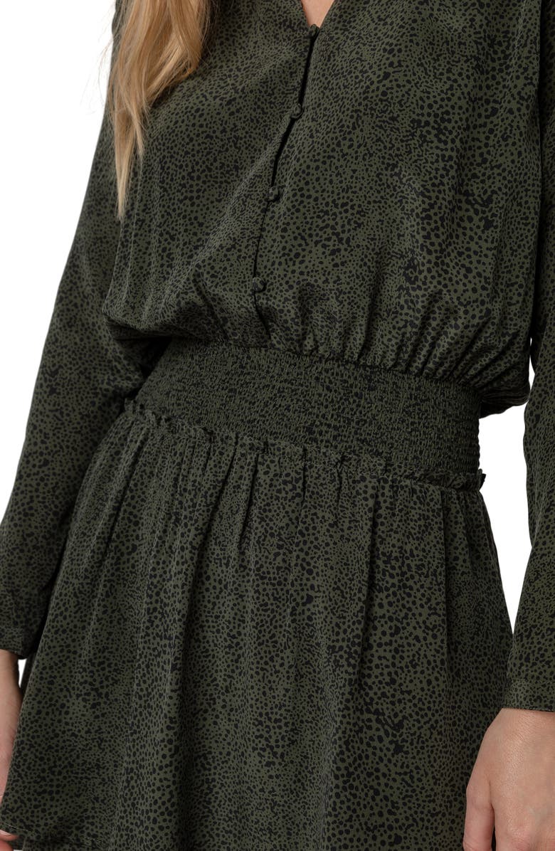 Rails Jasmine Smocked Waist Long Sleeve Dress, Alternate, color, 
