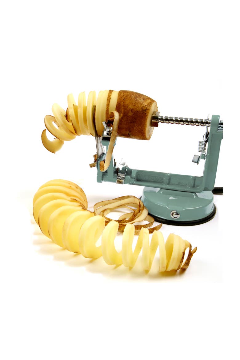 Apple-Master Parer, Slicer & Corer With Vacuum Base and Clamp for Rough Surfaces, Alternate, color, Gray