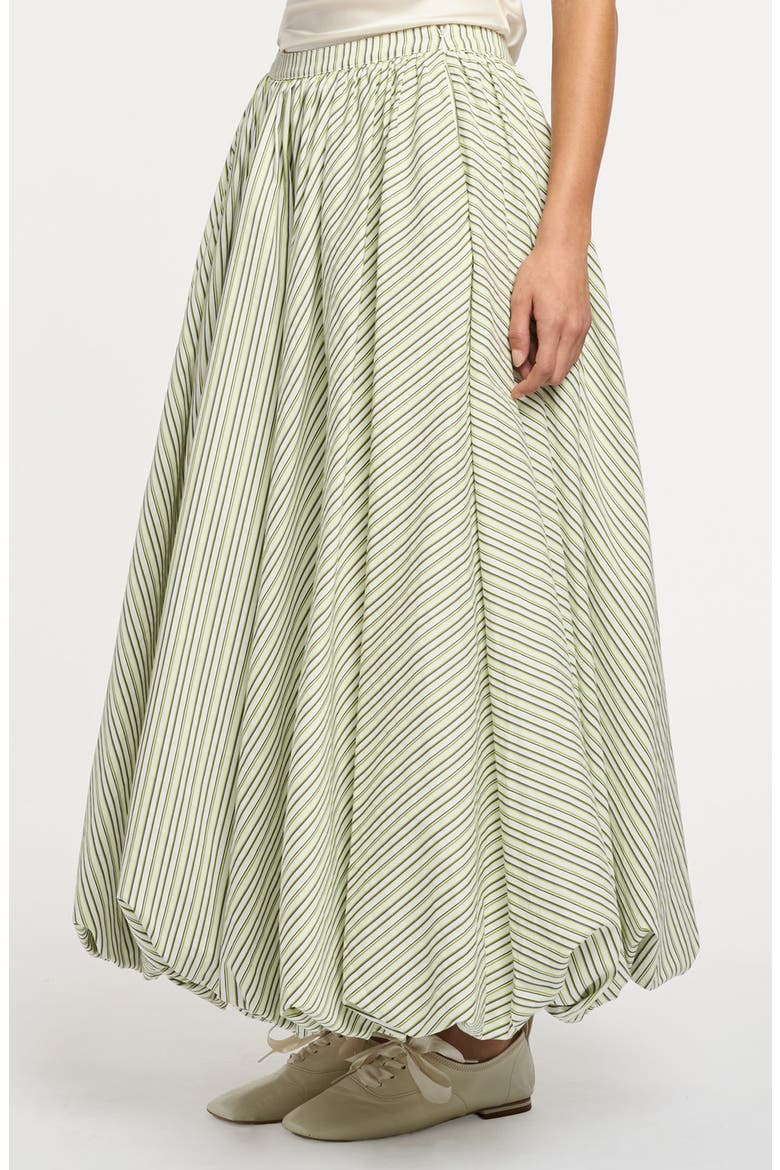 Sophie Stripe Cellah Skirt, Main, color, IVORY/ LIME