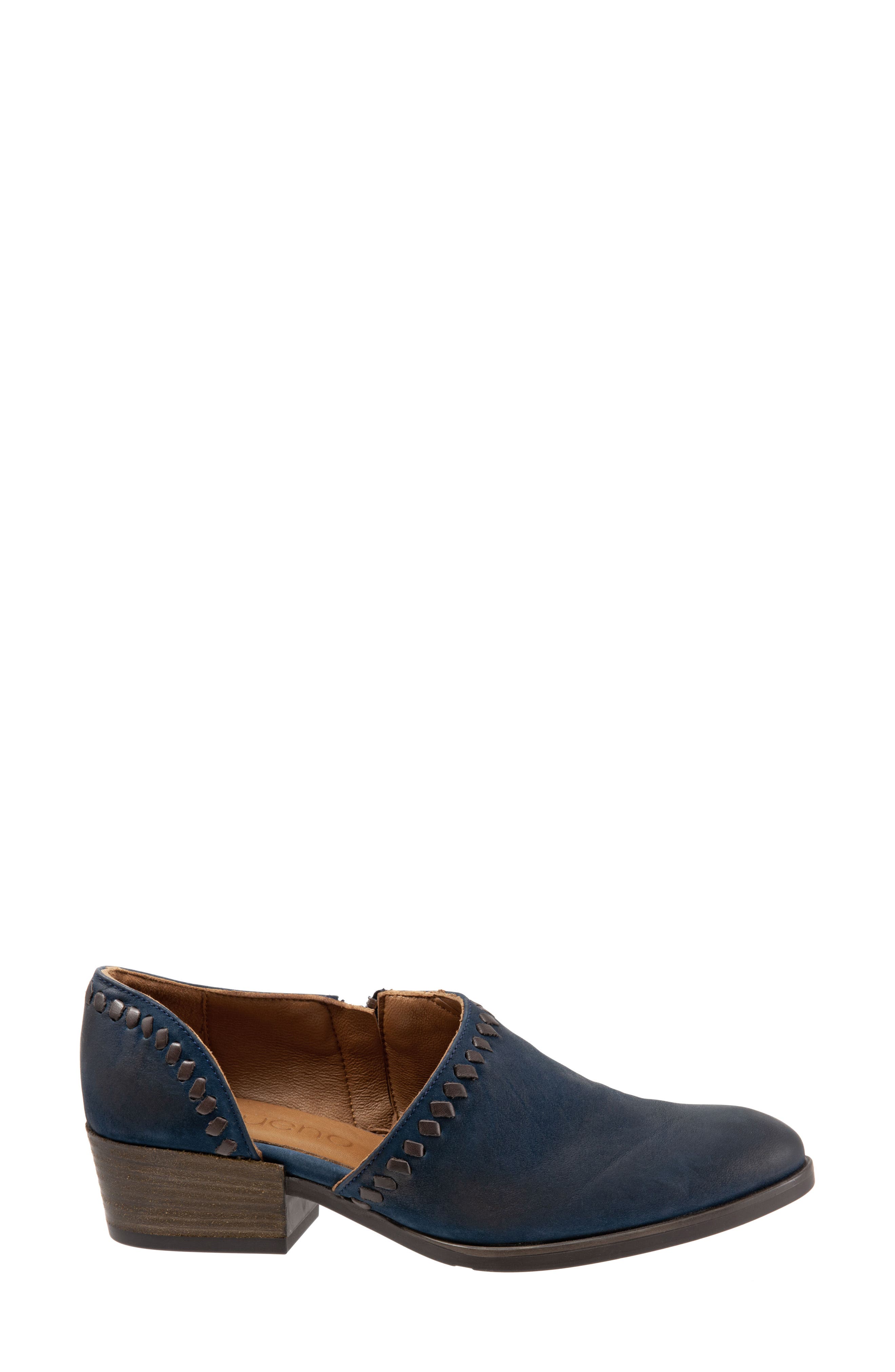 Lauren Half d'Orsay Flat, Alternate, color, BLUE NUBUCK