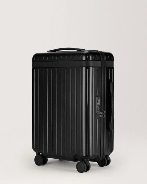 Carl Friedrik The Carry-on Zipped Suitcase In Black/black