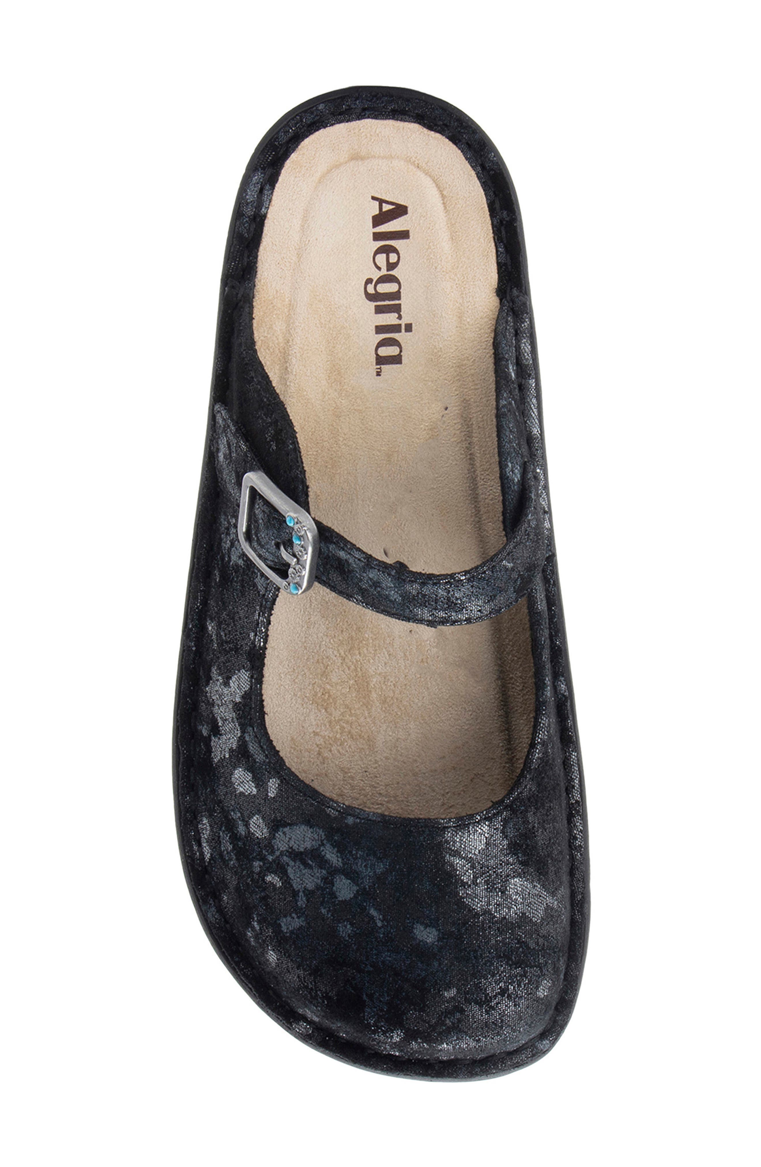 Fabel Flat Mule, Alternate, color, 6701 INK STORM
