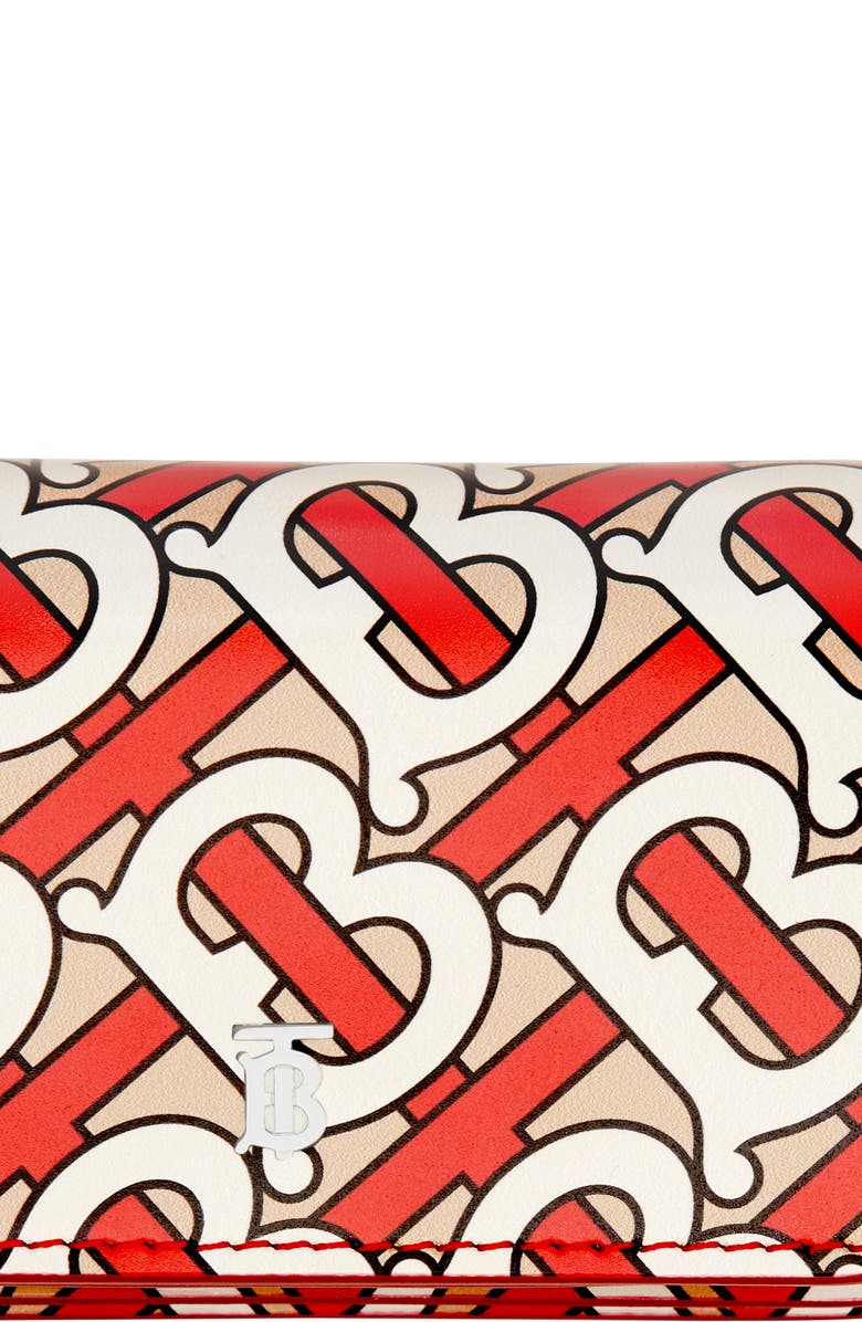 Burberry Jessie TB Monogram Print Card Case, Alternate, color,
