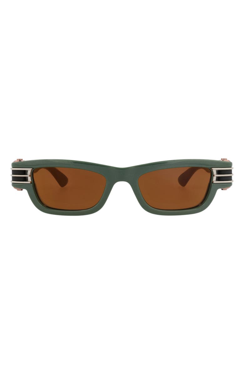 Bottega Veneta Sunglasses, Main, color, Green Black Copper