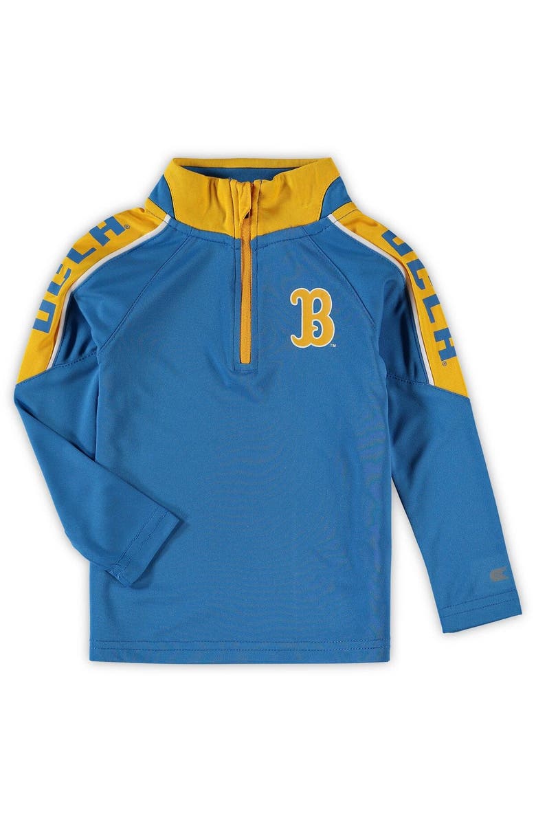 COLOSSEUM Toddler Colosseum Blue UCLA Bruins Windshirt Quarter-Zip Jacket, Alternate, color, 