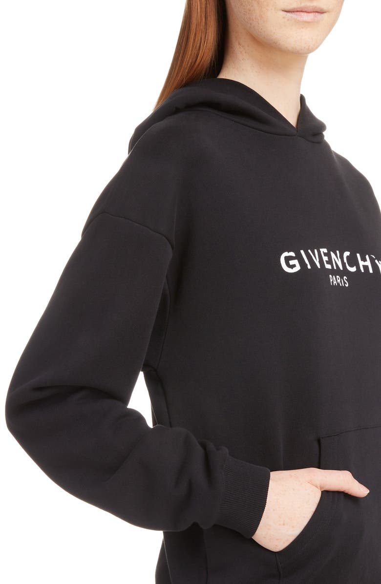 Givenchy Paris Logo Hoodie, Alternate, color, 