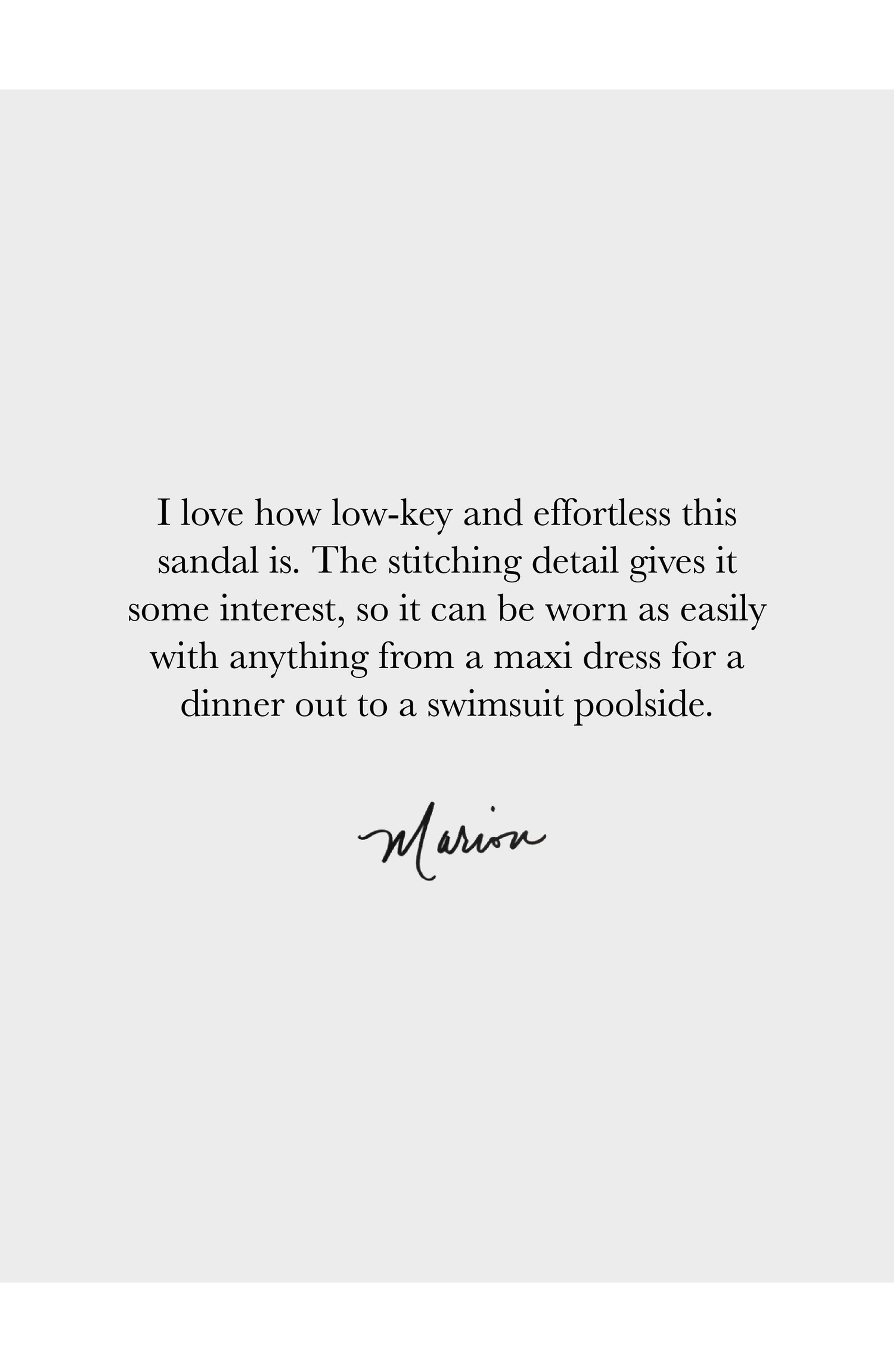 MARION PARKE Avery Molded Footbed | Denim, Alternate, color, Navy Denim