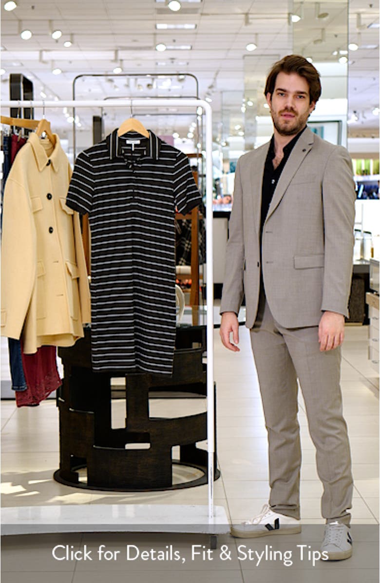 The Knit Stripe Polo Dress, sales video thumbnail