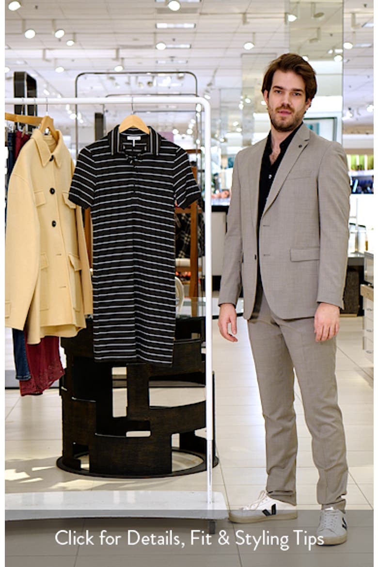 The Knit Stripe Polo Dress video