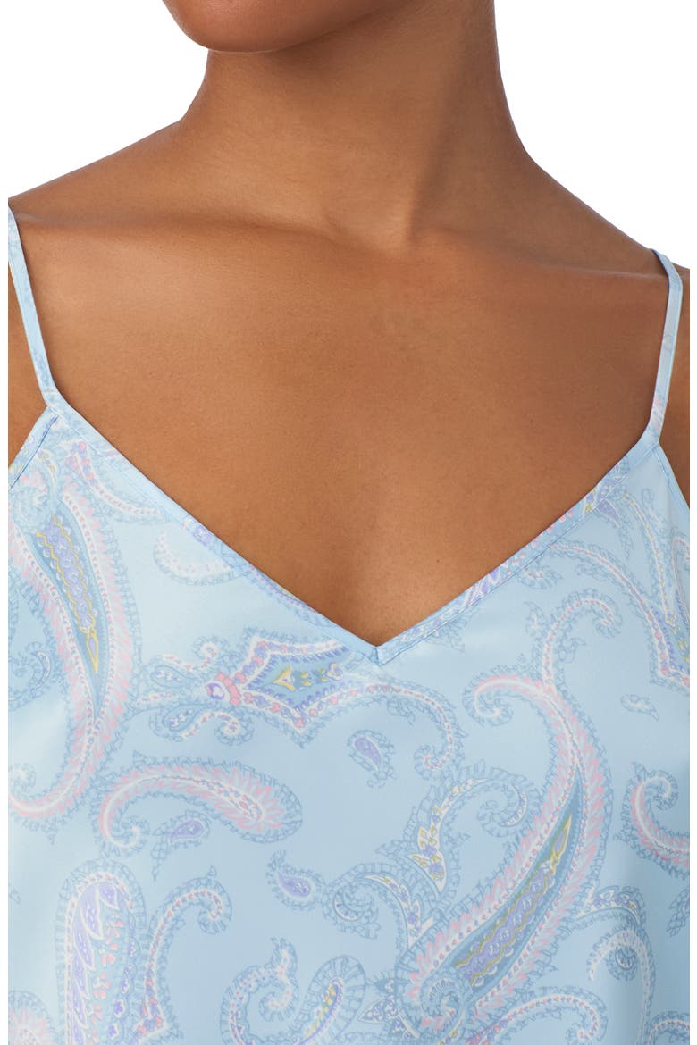 Print Cami Pajamas, Alternate, color, AQUA/ PRINT