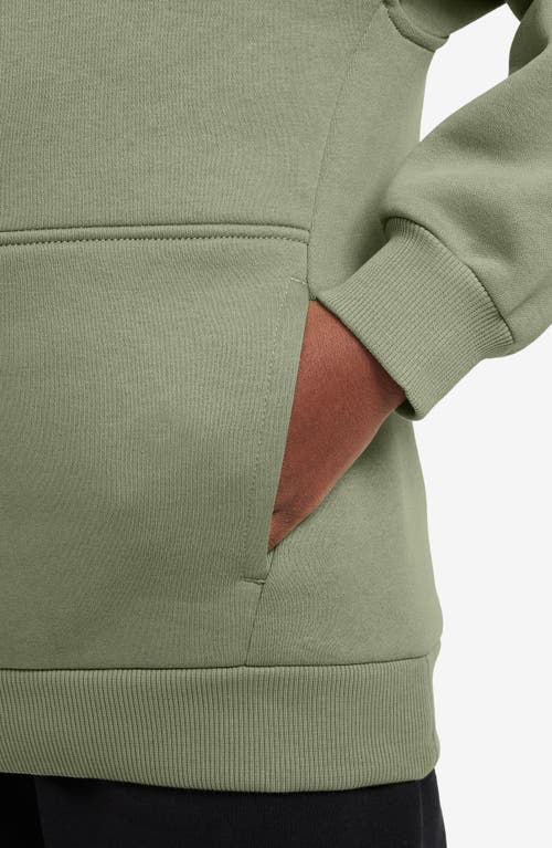 Nike Kids' Club Fleece Hoodie In Green