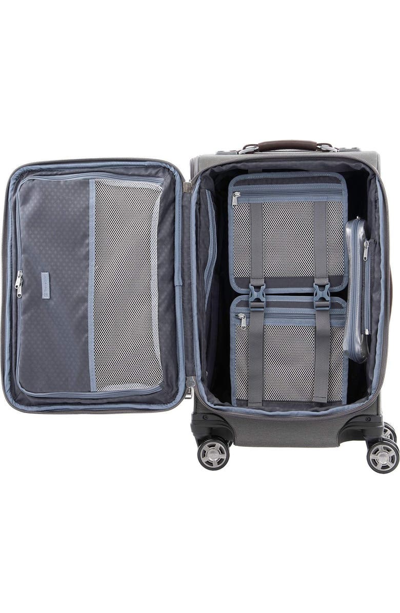 TRAVELPRO Platinum Elite Softside Expandable 2-Piece Set (21/25) Spinner Luggage Set, Alternate, color, Vintage Grey
