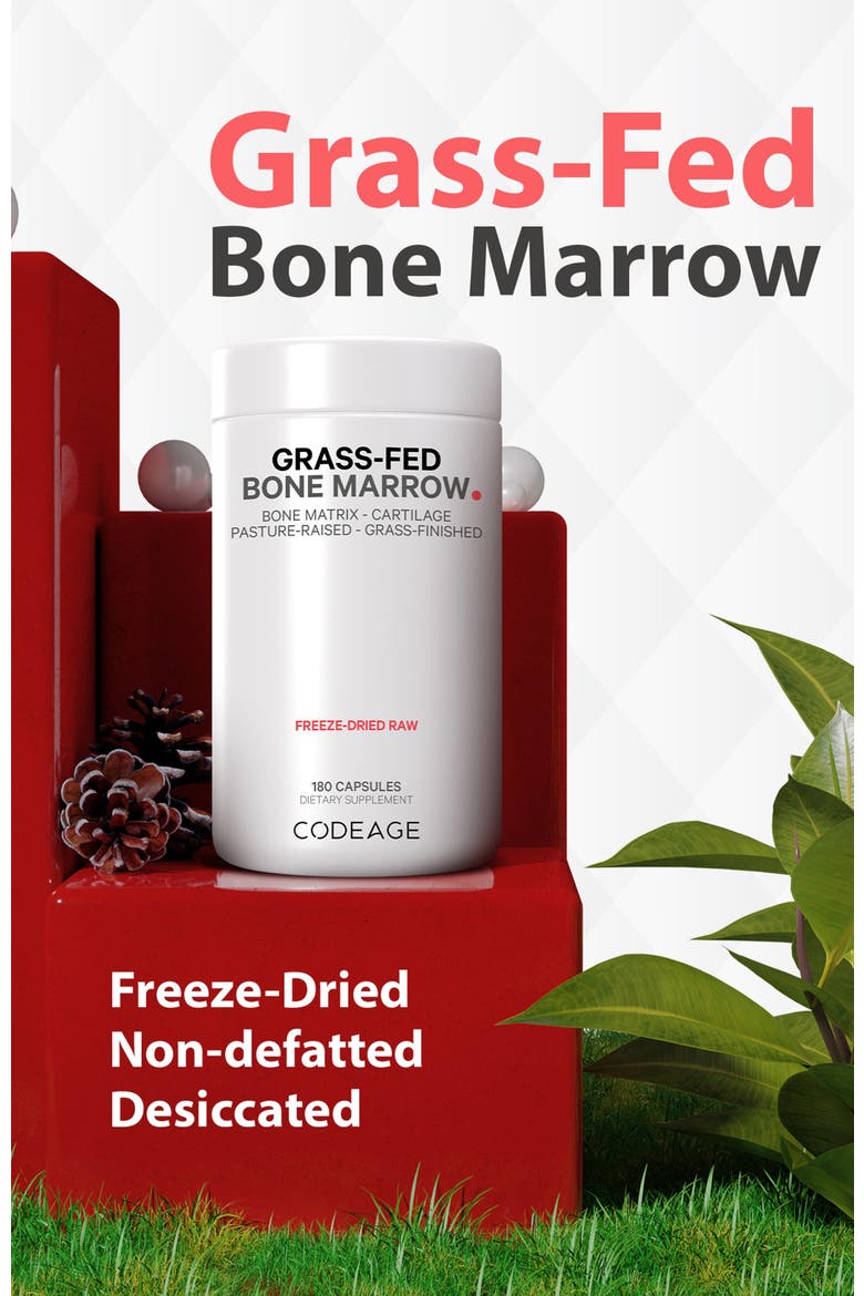 Grass-Fed Bone Marrow Supplement, Alternate, color, White