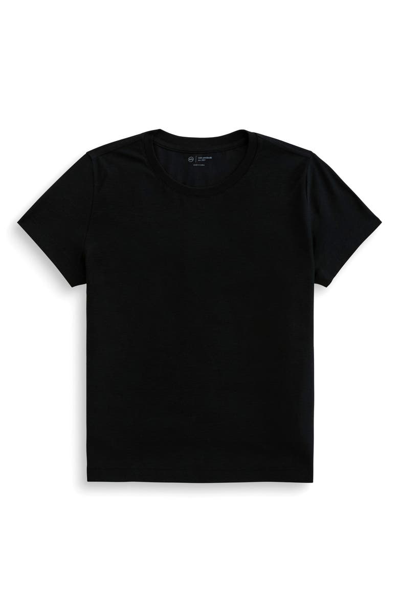 AG Zoie Cotton & Linen Blend T-Shirt, Alternate, color,