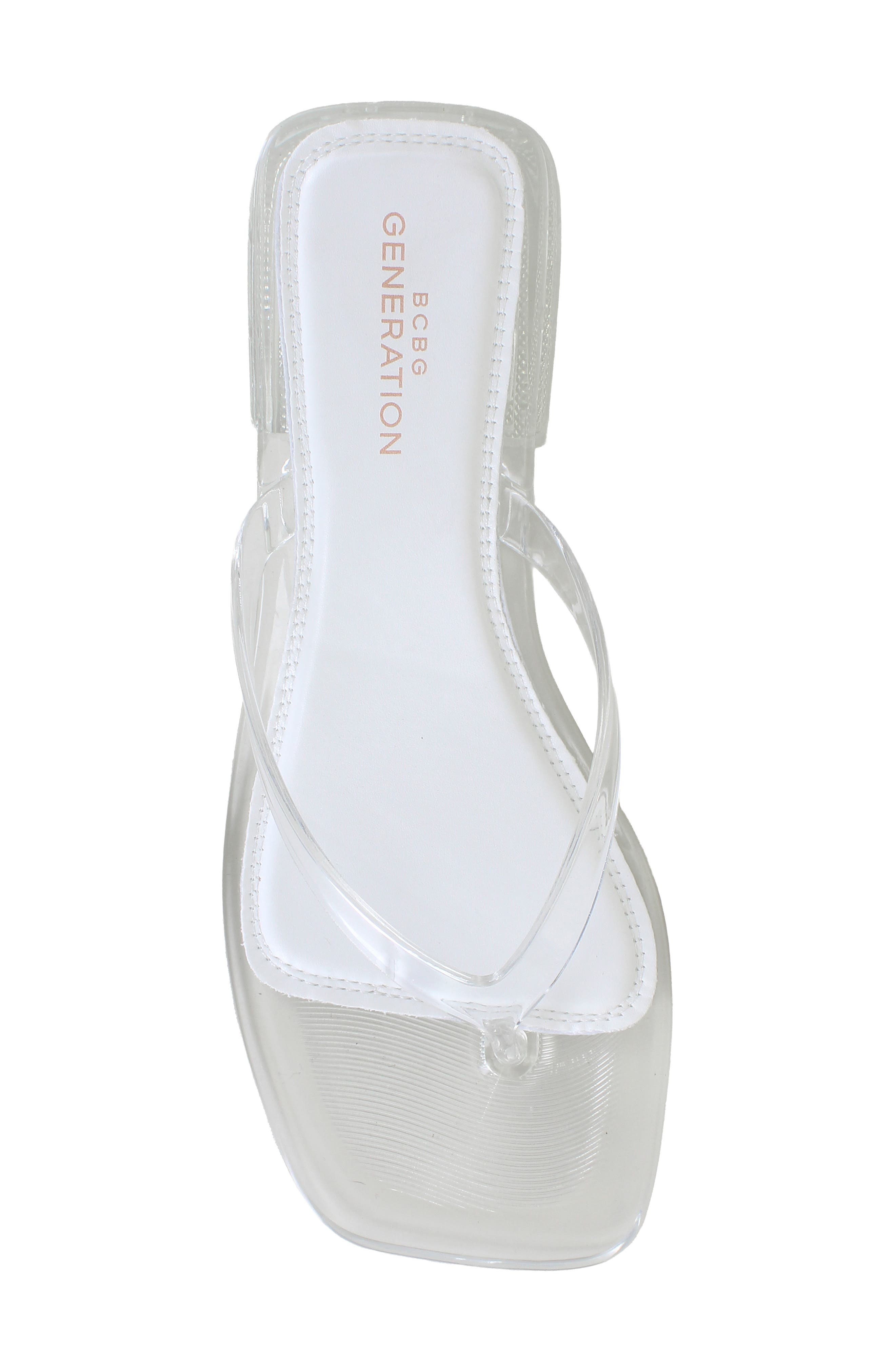 Tassi Sandal, Alternate, color, CLEAR