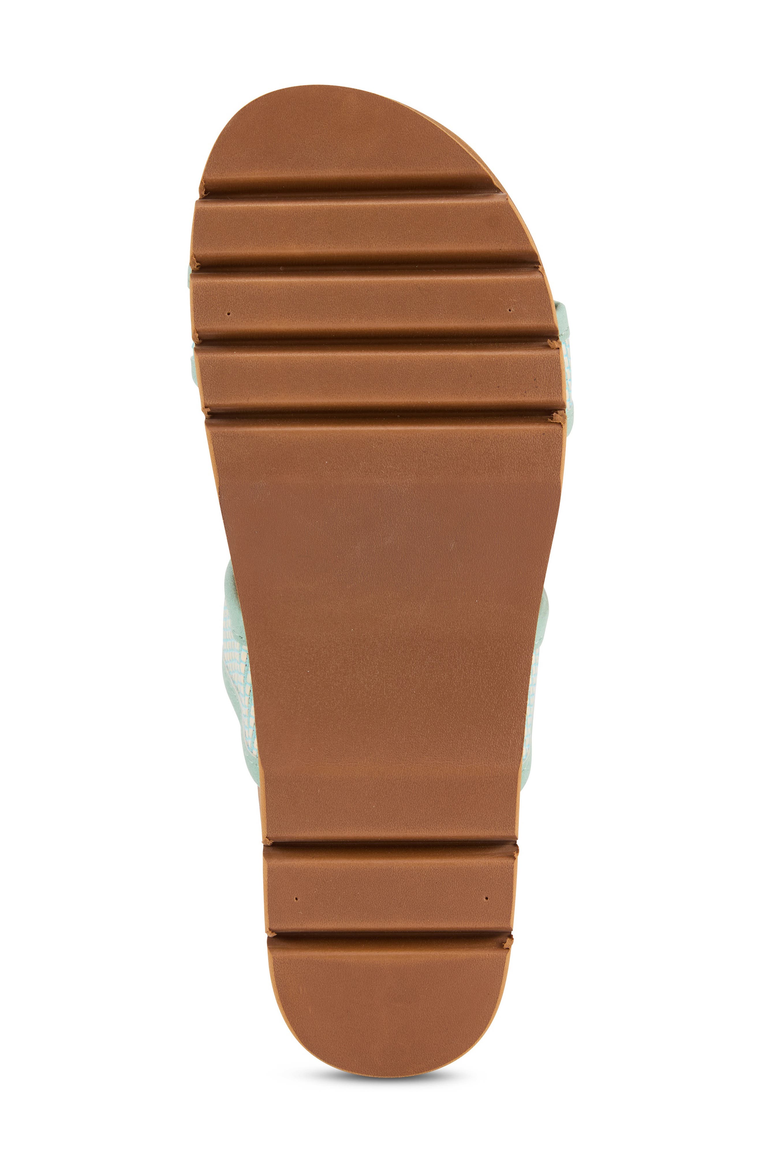 FLOOPI Knit Platform Slide Sandal, Alternate, color, Green
