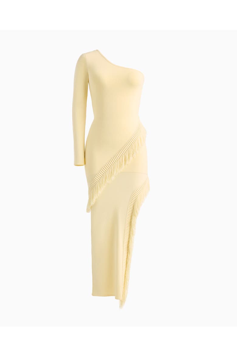 Rosie Fringe Dress, Alternate, color, Butter Yellow