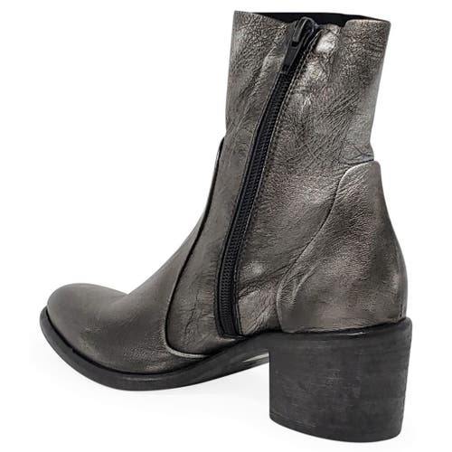 Madison Maison P2577 Distressed Ankle Boot In Silver