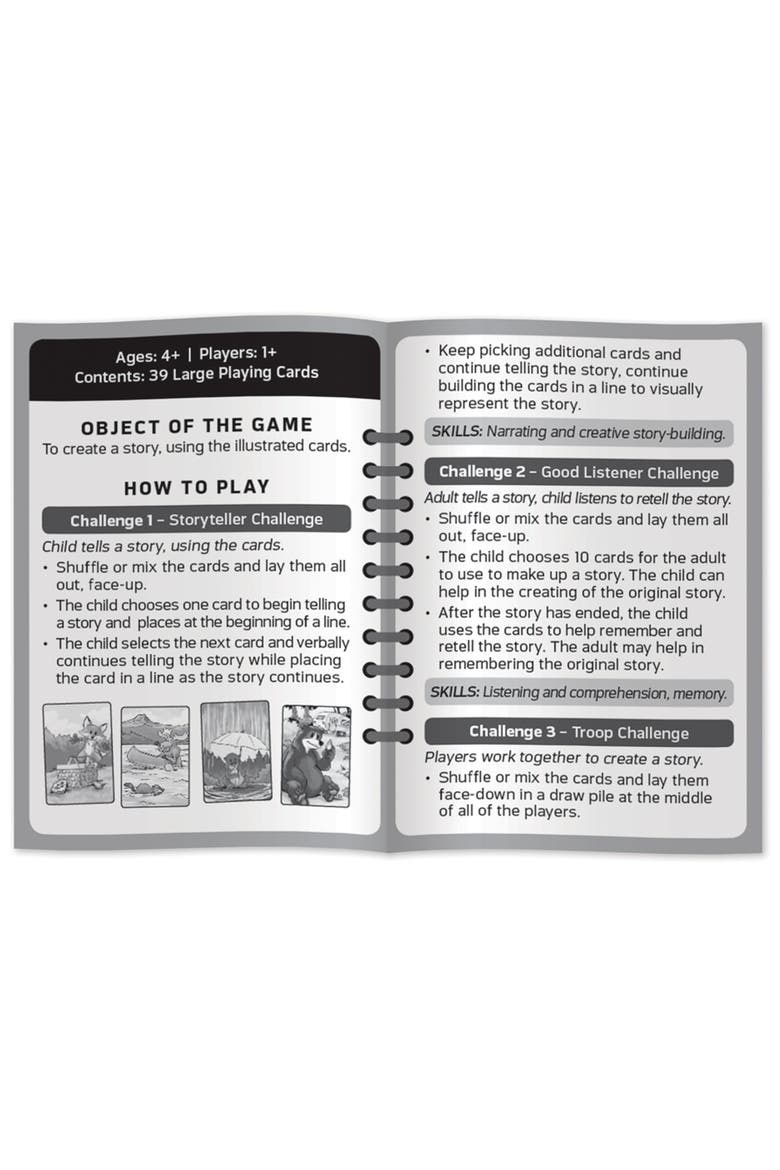 Jr. Ranger Campfire Stories Card Game, Alternate, color, Multicolor